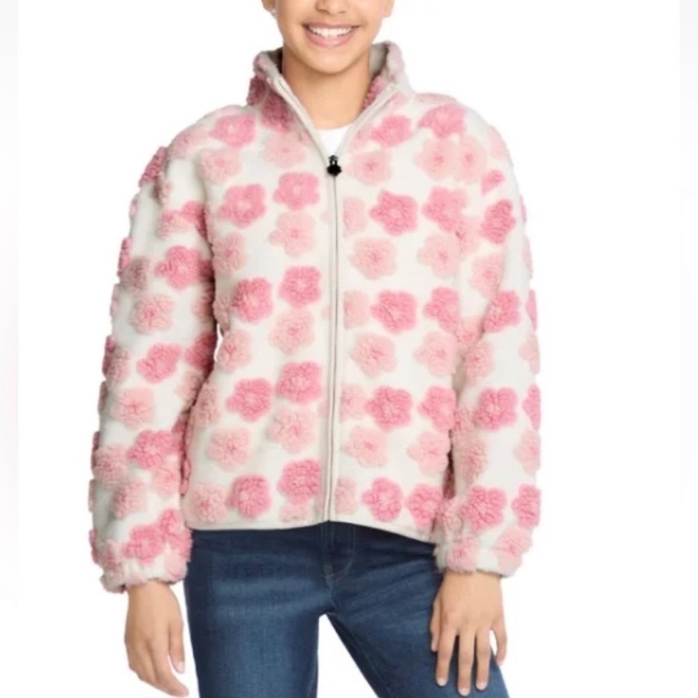 Lucky Brand | Floral Pink and White Jacket